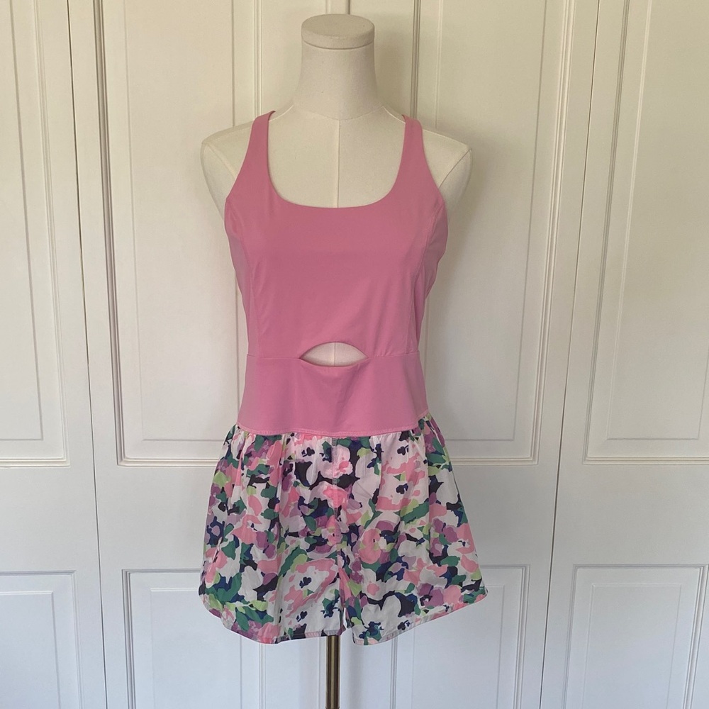 TCEC Pink and Multicolor Floral Romper